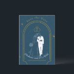 Invitation Soft Night Romance , Wedding Save the Date Card<br><div class="desc">Elegant Save the Date wedding card inspired by a soft and romantic night atmosphere.

Featuring deep,  calming tones and refined typography,  this design announces your special day with subtle elegance.</div>