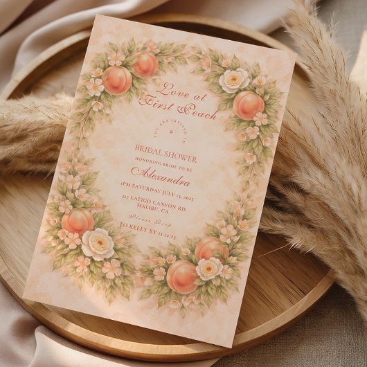 Invitation Soft Orchard Dreams Bridal Shower