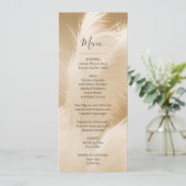Invitation Soft Pampas Grass Photo  (Debout devant)