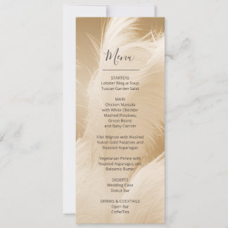 Invitation Soft Pampas Grass Photo 