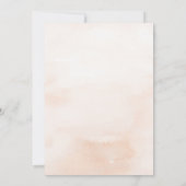 Invitation Soft Pastel Floral Pampas Thé Fête des mariées Gra (Dos)