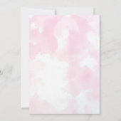 Invitation Soft Pastel Floral Unicorn Fantasy 10th Birthday (Dos)