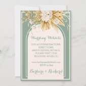 Invitation Soft Pastel Flowers Pampas Grass Boho Mariage (Dos)