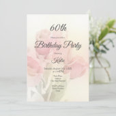 Invitation Soft Pastel Roses 2 (Debout devant)