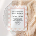 Invitation Soft Peachy Blush Damask<br><div class="desc">Les tons pastel et doux ajoutent une touche de romantisme à votre papeterie. Personnalisez notre superbe papeterie avec vos détails de l'événement facilement et rapidement, appuyez simplement sur le bouton customiser. La coordination à l'envers est incluse. Les articles correspondants pour compléter votre collection d'événements sont disponibles dans notre boutique Zazzle!...</div>
