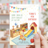 Invitation Soft Playroom Anniversaire