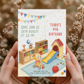Invitation Soft Playroom Anniversaire