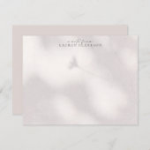 Invitation Soft Shadow  Note Card (Devant / Derrière)