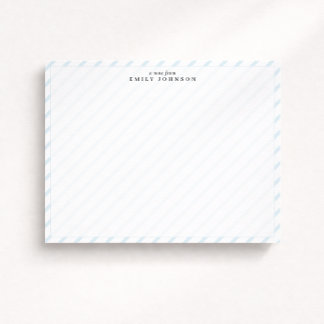 Invitation Soft Stripe Note Card