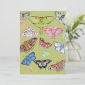 Invitation Soft Watercolor Butterfly Dance (Debout devant)