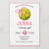 Invitation Softball Birthday (Devant)