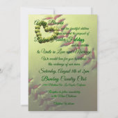 Invitation Softball Heart Blended Family Mariage (Dos)