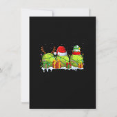 Invitation Softball Noël Père Noël Noël Maman Hommes Femmes P (Devant)