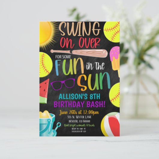 Invitation Soiball Summer Party (Debout devant)