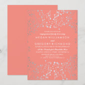 Invitation Soin et corail Bébé's Respiration Party (Devant / Derrière)