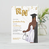 Invitation Soins infirmiers de l'école Portrait Graduation Pa (Debout devant)