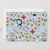 Invitation Soins infirmiers - Fête des diplômés de l'école (Dos)