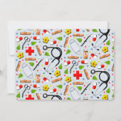 Invitation Soins infirmiers - Fête des diplômés de l'école (Dos)