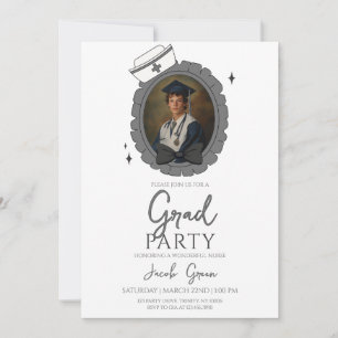 Invitation Soins infirmiers noirs
