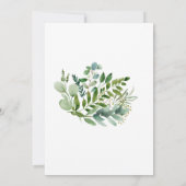Invitation Soins infirmiers Parti de graduation Boho Eucalypt (Dos)