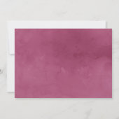 Invitation Soins sucrés Filles roses fête d'anniversaire (Dos)