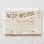 Invitation Soins sucrés| Russe| Sip & See Tea Baby shower (Devant)