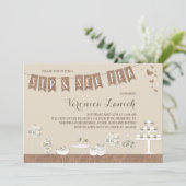Invitation Soins sucrés| Russe| Sip & See Tea Baby shower (Debout devant)