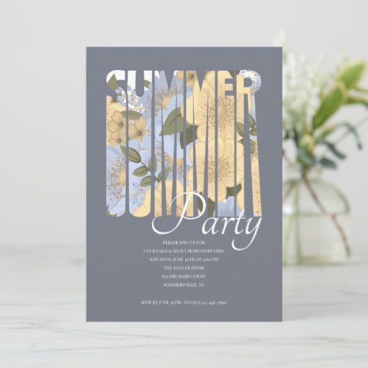 Invitation Soirée (Debout devant)