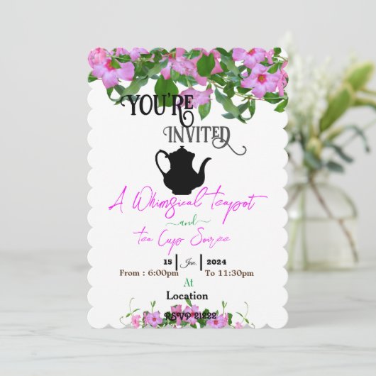 Invitation Soirée (Debout devant)