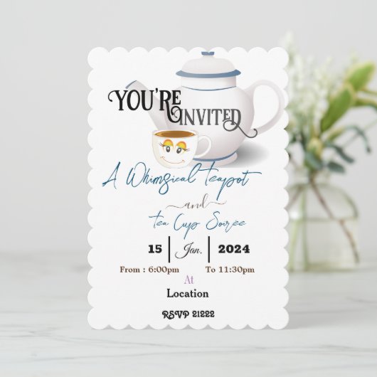 Invitation Soirée (Debout devant)