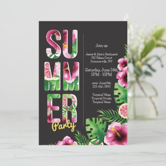 Invitation Soirée (Debout devant)