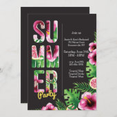 Invitation Soirée (Devant / Derrière)