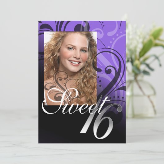 Invitation Soirée 16 Anniversaire (Debout devant)