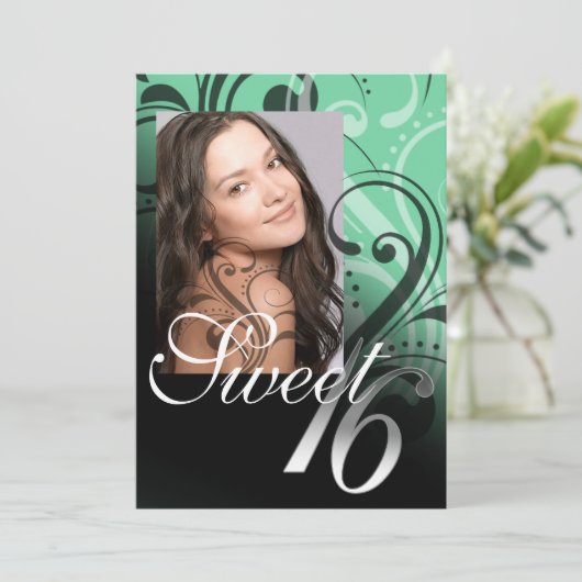 Invitation Soirée 16 Anniversaire (Debout devant)