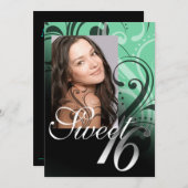 Invitation Soirée 16 Anniversaire (Devant / Derrière)