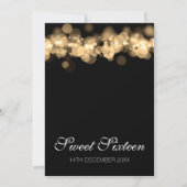 Invitation Soirée 16 médailles d'or de bokeh (Dos)