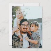 Invitation Soirée 4 juillet minimaliste (Dos)