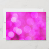 Invitation Soirée 50 ans rose 50e anniversaire Invita (Dos)