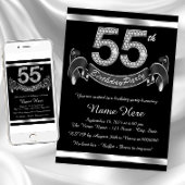 Invitation Soirée 55e anniversaire