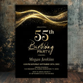 Invitation Soirée 55e anniversaire de Black Gold