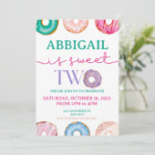 Invitation Soirée à la beigne douce deux 2e anniversaire (Debout devant)