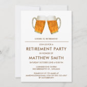 Invitation Soirée à la retraite (Devant)