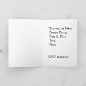 Invitation Soirée à Paris (Intérieur)