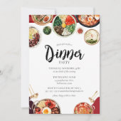 Invitation Soirée à thème de cuisine coréenne (Devant)