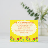 Invitation Soirée à thème Printemps Vintage (Debout devant)