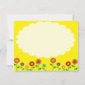 Invitation Soirée à thème Printemps Vintage (Dos)