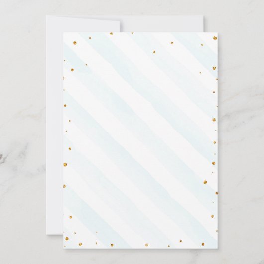 Invitation Soirée à un garçon (Dos)