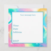 Invitation Soirée amoureuse de la pâte (Dos)