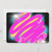 Invitation Soirée années 80 90 Airbrush Vintage BoomBox Rétro (Dos)