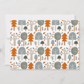 Invitation Soirée Anniversaire de enfant de la Chouette de Fo (Dos)